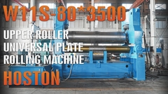 W11S Büyük Tipi Üst Roller Evrensel Plak Dökme Makinesi W11S-80 * 3500